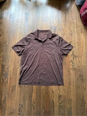 Perry Ellis Men's Polo - Dark Brown